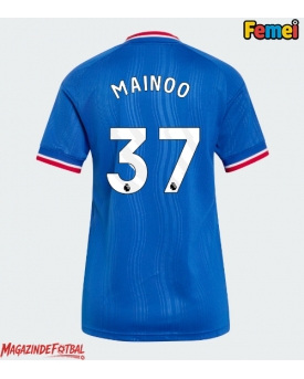 Manchester United Kobbie Mainoo #37 Tricou Fotbal Replică 2026-27 Femei Deplasare Manchester United Kobbie Mainoo #37 Tricou Fotbal Replică 2026-27 Femei Deplasare